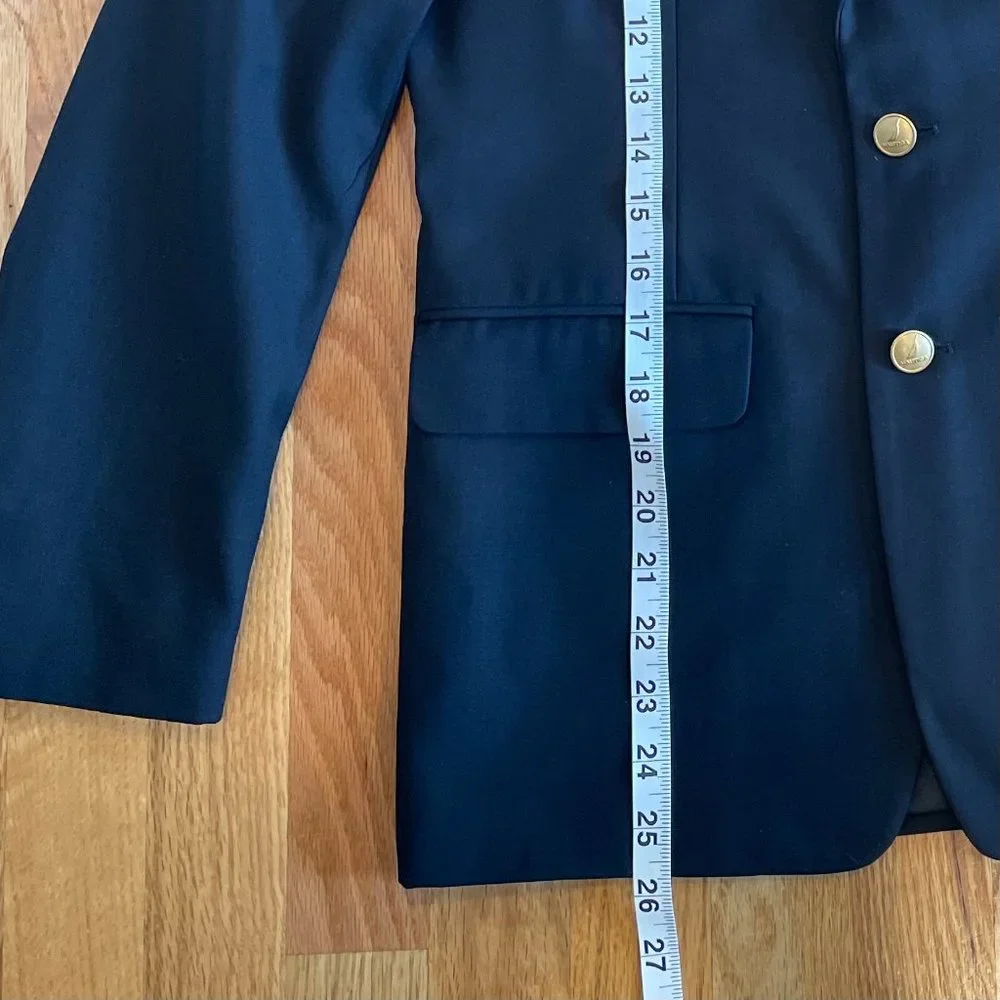 Nautica Boys Navy Blazer with Gold Buttons